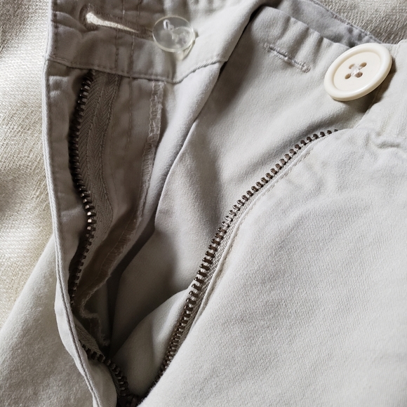 Khaki Cargo Cropped Pants - Picture 4 of 14